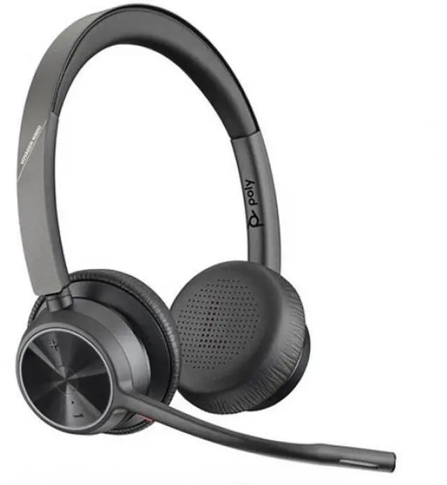 Alt view image 3 of 19 - Poly Voyager 4320-M Microsoft Teams Certified Headset with charge stand
