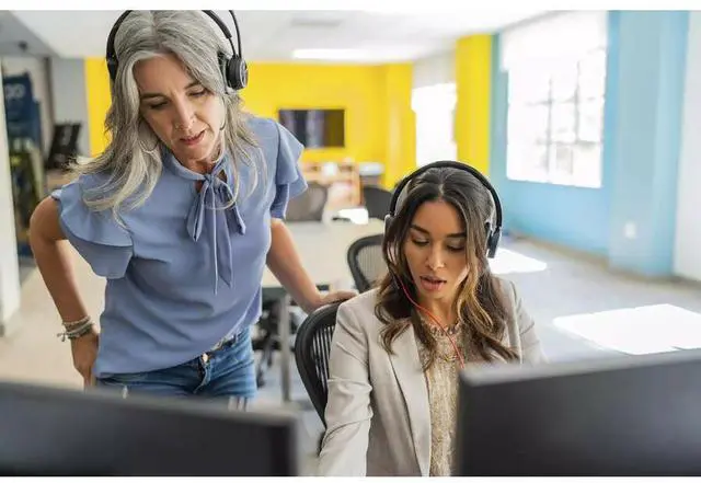 Alt view image 5 of 19 - Poly Voyager 4320-M Microsoft Teams Certified Headset with charge stand