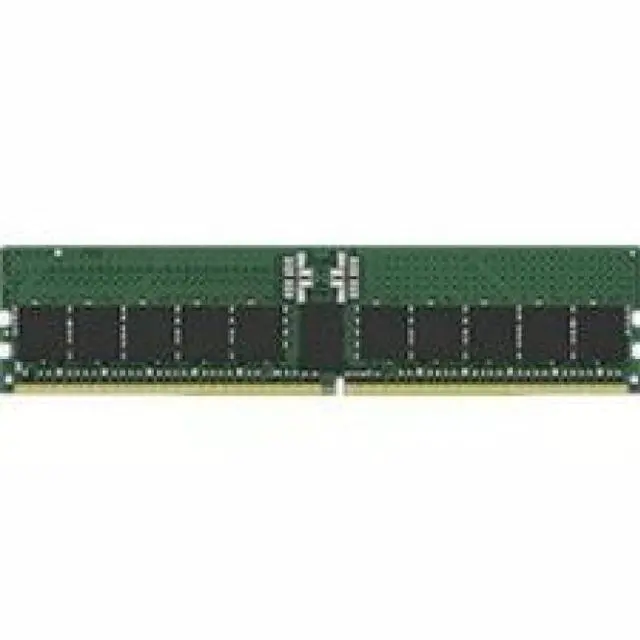 Alt view image 2 of 2 - Kingston 32GB DDR5 SDRAM Memory Module - For Workstation - 32 GB - DDR5-4800/PC5-38400 DDR5 SDRAM - 4800 MHz Single-rank Memory - CL40 - 1.10 V - ECC - Registered - 288-pin - DIMM - KTH-PL548S4-32G