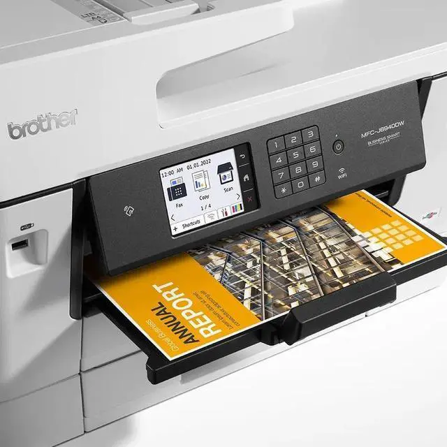 Alt view image 5 of 8 - Brother MFC-J6940DW Color All-in-One Inkjet Printer Copy/Fax/Print/Scan
