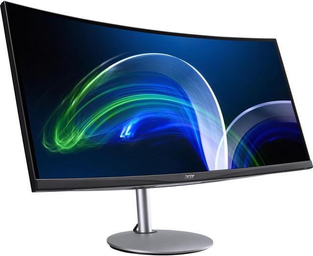 Alt view image 3 of 9 - Acer CB342CU 34" Class UW-QHD LED Monitor - 21:9 - Silver - 34" Viewable - In-plane Switching (IPS) Technology - LED Backlight - 3440 x 1440 - 16.7 Million Colors - FreeSync (DisplayPort/HDM