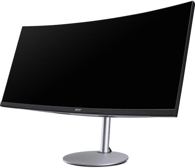 Alt view image 7 of 9 - Acer CB342CU 34" Class UW-QHD LED Monitor - 21:9 - Silver - 34" Viewable - In-plane Switching (IPS) Technology - LED Backlight - 3440 x 1440 - 16.7 Million Colors - FreeSync (DisplayPort/HDM