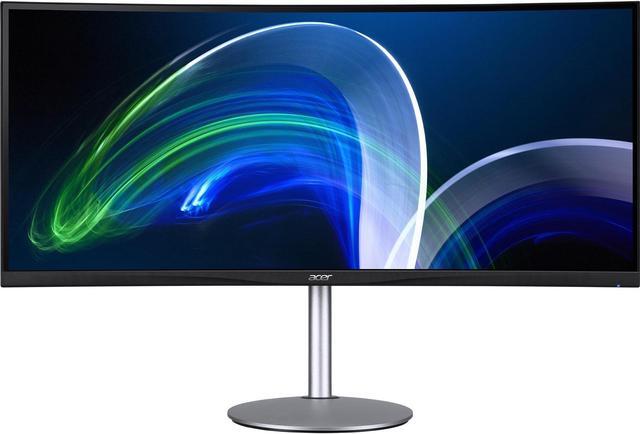 Alt view image 5 of 9 - Acer CB342CU 34" Class UW-QHD LED Monitor - 21:9 - Silver - 34" Viewable - In-plane Switching (IPS) Technology - LED Backlight - 3440 x 1440 - 16.7 Million Colors - FreeSync (DisplayPort/HDM