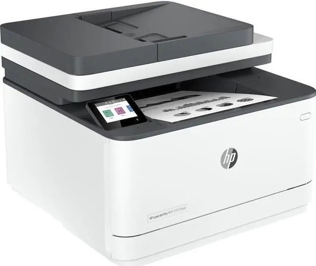 Alt view image 12 of 13 - HP LaserJet Pro MFP 3101fdw Laser Printer, Black And White Mobile Print, Copy,