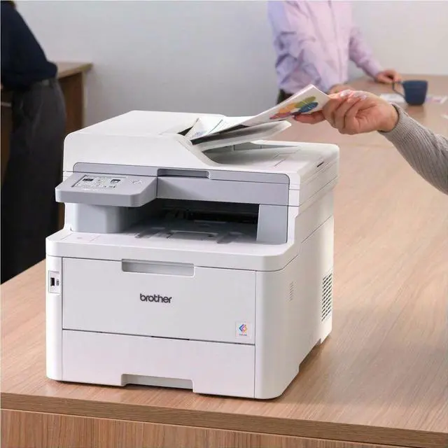 Alt view image 4 of 10 - Brother Workhorse MFC-L8395CDW Digital All-in-One Color Printer