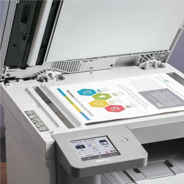 Alt view image 7 of 10 - Brother Workhorse MFC-L8395CDW Digital All-in-One Color Printer