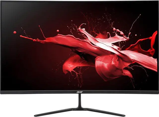 Alt view image 5 of 10 - Acer Nitro ED320QR 31.5" 165Hz Full HD Gaming LCD Monitor