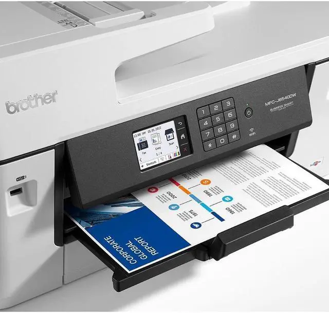 Alt view image 6 of 10 - Brother MFC-J6540DW Business Color All-in-One Inkjet Printer