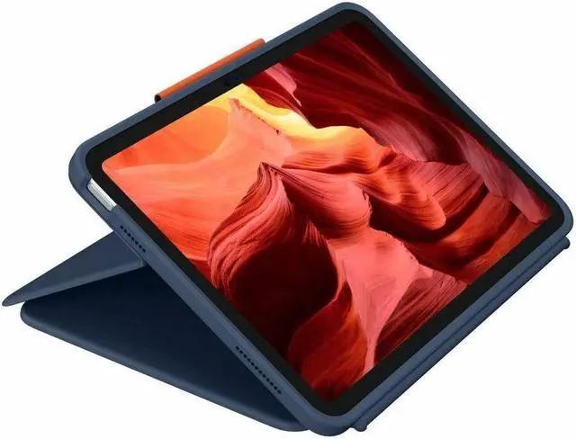 Alt view image 5 of 13 - Logitech RUGGED COMBO 4 Protective keyboard case for iPad (10th gen) 920-011133