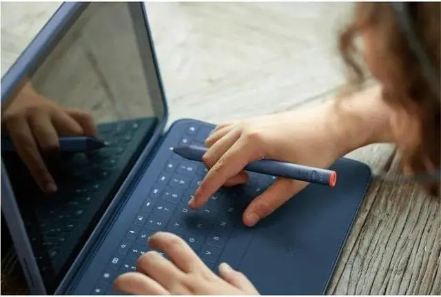 Alt view image 7 of 13 - Logitech RUGGED COMBO 4 Protective keyboard case for iPad (10th gen) 920-011133