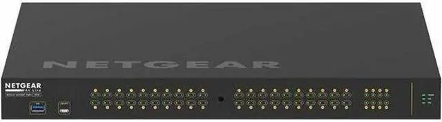 Alt view image 6 of 8 - NETGEAR M4250-40G8XF-PoE+ AV Line Managed Switch, 40 Ports - Manageable - Gigabit Ethernet, 10 Gigabit Ethernet - 10/100/1000Base-T, 10GBase-X - 3 Layer Supported - Modular
