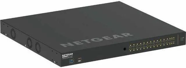 Alt view image 3 of 8 - NETGEAR 24x1G PoE+ 480W 2x1G and 4xSFP+ Managed Switch | AV Line M4250-26G4XF-PoE+, GSM4230PX
