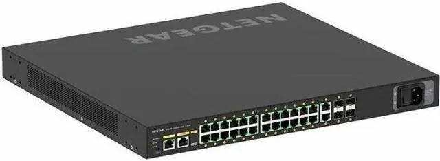 Alt view image 7 of 8 - NETGEAR 24x1G PoE+ 480W 2x1G and 4xSFP+ Managed Switch | AV Line M4250-26G4XF-PoE+, GSM4230PX
