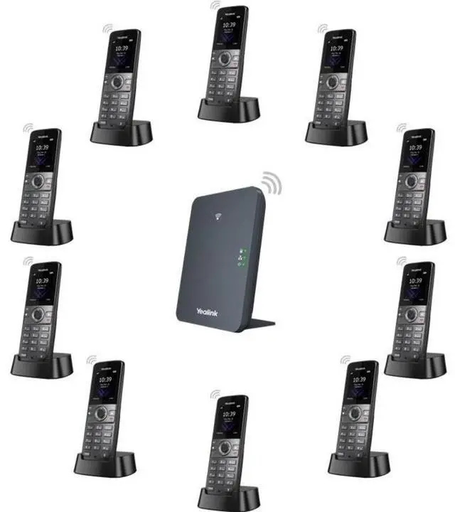 Alt view image 9 of 18 - yealink w73h - ip dect add-on phone w73h