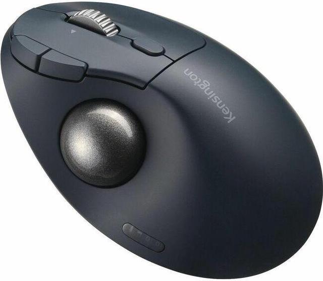 Kensington Pro Fit TB550 Mouse - Optical - Wireless - Bluetooth - 2.40 GHz  - Rechargeable - 1600 dpi - Trackball, Scroll Wheel - 7 Programmable 