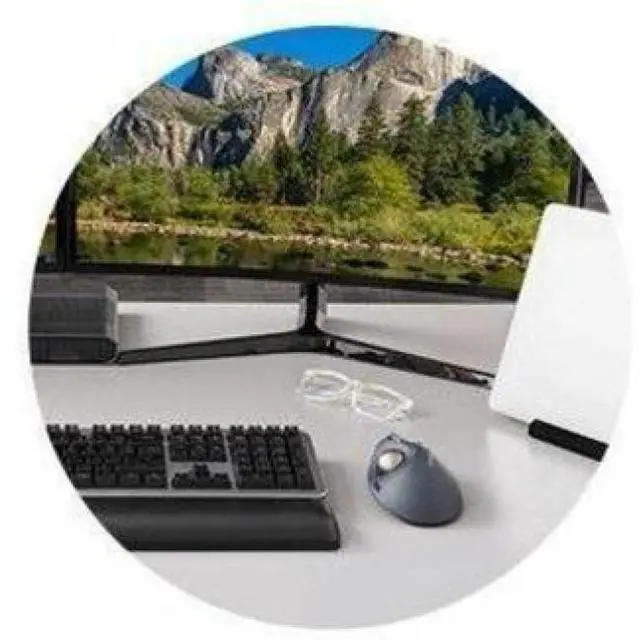 Alt view image 3 of 9 - Kensington Pro Fit TB550 Mouse - Optical - Wireless - Bluetooth - 2.40 GHz - Rechargeable - 1600 dpi - Trackball, Scroll Wheel - 7 Programmable Button(s)