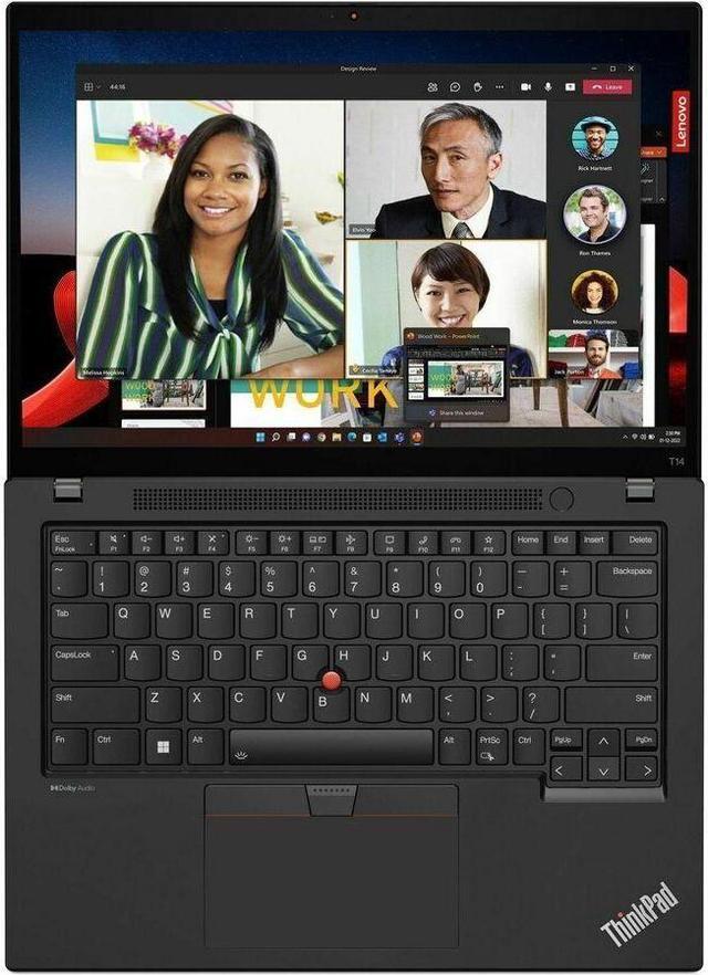 Alt view image 3 of 20 - Lenovo Laptop ThinkPad T14 AMD Gen 4, 14" IPS  60Hz,Ryzen 7 PRO 7840U,16GB, AMD Radeon 780M, 512GB SSD,Win 11 Pro