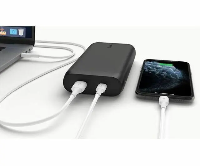 Alt view image 4 of 6 - Belkin Power Bank 20K, Black