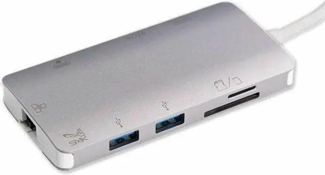 Alt view image 3 of 10 - SMK-Link VP6920-2 USB-C Multi-Port Docking Station VP69202