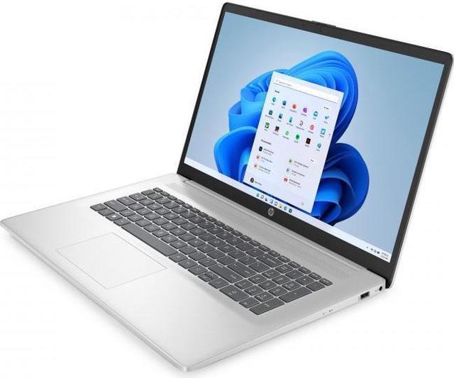 Alt view image 2 of 7 - HP Laptop 17.3" Touchscreen HD+ Intel Core i3-1215U 8GB DDR4 RAM 256GB SSD Intel UHD Graphic Natural Silver - 17.3" diagonal HD+ 1600x900 Touchscreen Display - 8GB DDR4 RAM - 256GB SSD - Int