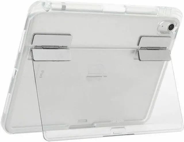 Alt view image 6 of 13 - Targus Click-In Clear Case + Kickstand for 10.9" iPad 10th gen Phantom THD927GL