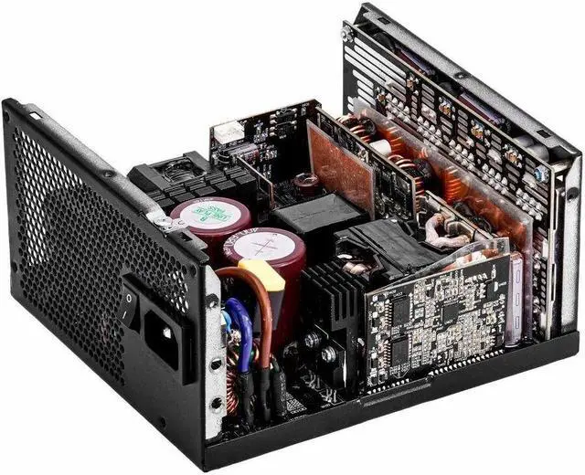 Alt view image 7 of 11 - XPG Cybercore II 1000W PCIE 5 & ATX 3.0 Power Supply - Full Modular - 80 Plus and Cybenetics Platinum Certified - 100% Japanese 105°C Capacitors -(CYBERCOREII1000P-BKCUS)