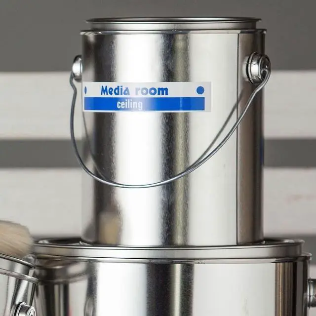 Alt view image 12 of 13 - Brother P-touch TZe-233CS Laminated Label Maker Tape 1/2" x 26-2/10' Blue on White (TZe-233CS) TZE233CS
