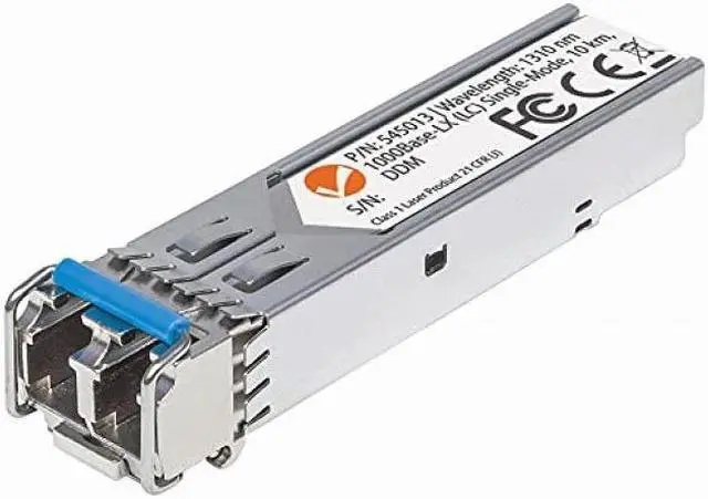 Alt view image 12 of 18 - Intellinet Gigabit Fiber SFP Optical Transceiver Module, 1000Base-LX (LC) Single-Mode Port, 10 km (6.2 mi.)
