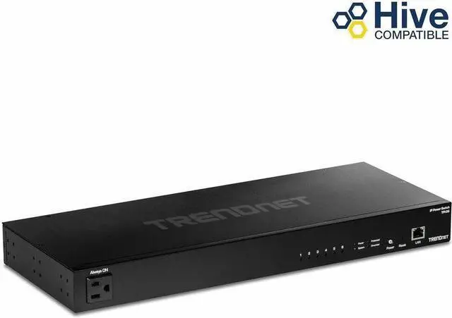 Alt view image 14 of 20 - TRENDnet TPI-06, 6-Outlet Managed Rackmount Power Distribution Unit, Black