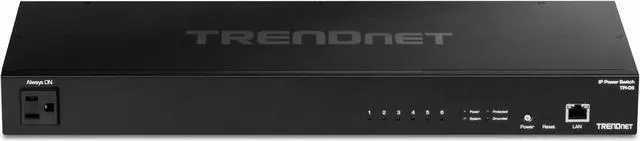 Alt view image 13 of 20 - TRENDnet TPI-06, 6-Outlet Managed Rackmount Power Distribution Unit, Black