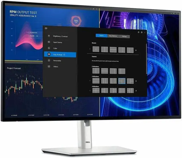 Alt view image 3 of 20 - Dell UltraSharp U2724D 27" Class WQHD LED Monitor - 16:9 - Platinum Silver - 27" Viewable - In-plane Switching (IPS) Black Technology - Edge LED Backlight - 2560 x 1440 - 1.07 Billion Colors