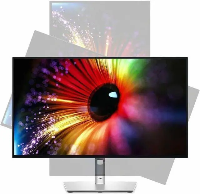 Alt view image 6 of 20 - Dell UltraSharp U2724D 27" Class WQHD LED Monitor - 16:9 - Platinum Silver - 27" Viewable - In-plane Switching (IPS) Black Technology - Edge LED Backlight - 2560 x 1440 - 1.07 Billion Colors