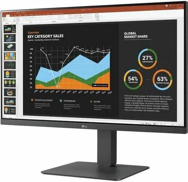 Main image of LG 27BR530Y-B 27" Class Full HD LED Monitor - 16:9 - TAA Compliant - 27" Viewable - Thin Film Transistor (TFT) - LED Backlight - 1920 x 1080 - DVI - HDMI - VGA - DisplayPort