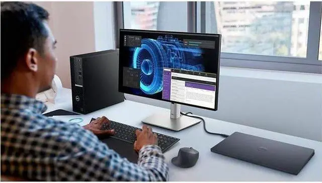 Alt view image 7 of 10 - Dell UltraSharp 24" Hub Monitor - (U2424HE)