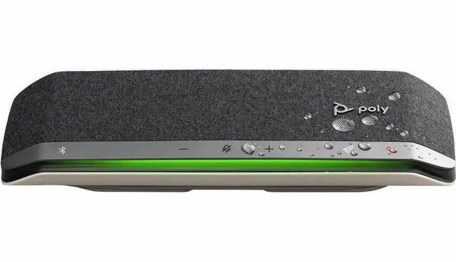 Alt view image 6 of 13 - Poly Sync 40+ Microsoft Teams Certified Speakerphone - USB - Microphone - Battery - Silver