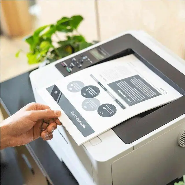 Alt view image 7 of 8 - Brother HL-L5210DW Desktop Wireless Laser Printer Monochrome