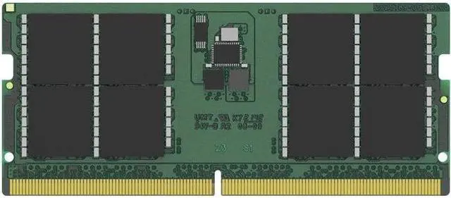 Alt view image 3 of 6 - Kingston 32GB DDR5 SDRAM Memory Module - For Notebook - 32 GB - DDR5-5600/PC5-44800 DDR5 SDRAM - 5600 MHz Dual-rank Memory - CL46 - 1.10 V - Non-ECC - Unbuffered - 262-pin - SoDIMM -KCP556SD8-32