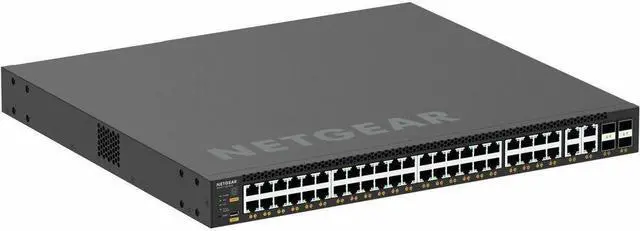 Alt view image 6 of 9 - NETGEAR AV Line M4350-44M4X4V Ethernet Switch, 48 Ports - Manageable - 25 Gigabit Ethernet - 25GBase-X, 10GBase-T - 3 Layer Supported - Modular