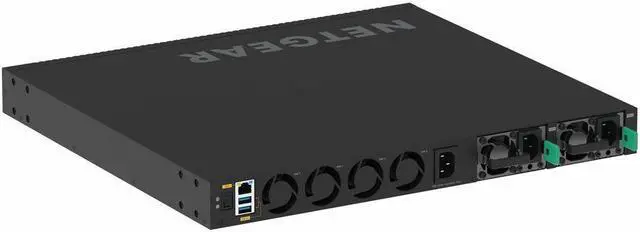 Alt view image 8 of 9 - NETGEAR AV Line M4350-44M4X4V Ethernet Switch, 48 Ports - Manageable - 25 Gigabit Ethernet - 25GBase-X, 10GBase-T - 3 Layer Supported - Modular