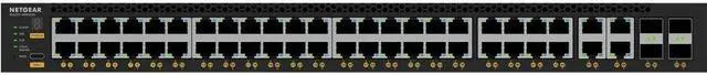 Alt view image 9 of 9 - NETGEAR AV Line M4350-44M4X4V Ethernet Switch, 48 Ports - Manageable - 25 Gigabit Ethernet - 25GBase-X, 10GBase-T - 3 Layer Supported - Modular