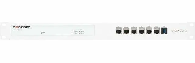 Alt view image 2 of 3 - RACKMOUNT.IT Rackmount Kit - For Firewall - 1U Rack Height - Desktop - Signal White