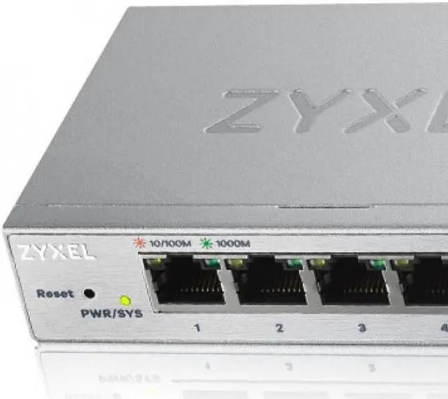 Alt view image 4 of 10 - Zyxel 5-Port Gigabit Ethernet Web Managed Switch, GS1200-5