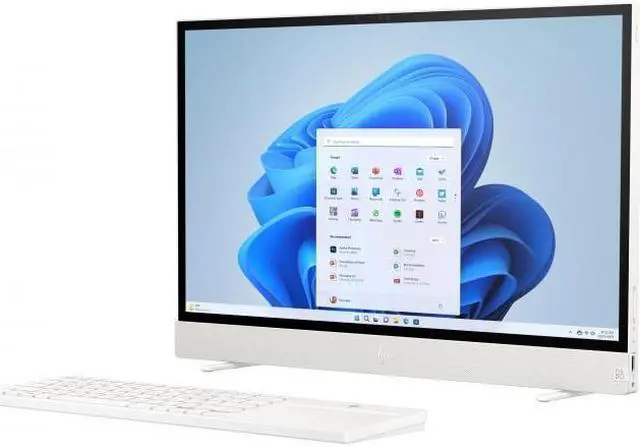 Alt view image 2 of 14 - HP Envy Move 23.8" inch All-in-One Desktop Touch QHD 2560x1440 300 Nit Display Intel Core i3-1315U 8GB RAM 512GB SSD Intel UHD Graphics Shell White