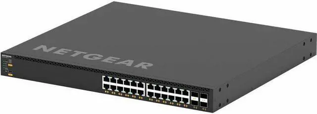 Alt view image 5 of 9 - NETGEAR 24x10G/Multi-Gig PoE+ (576W base, up to 720W) and 4xSFP28 25G | XSM4328CV