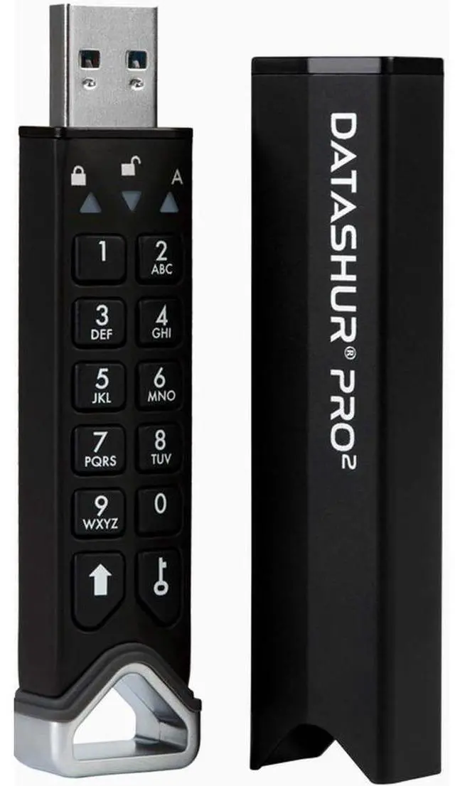 Alt view image 16 of 20 - iStorage datAshur PRO² 512GB Secure flash drive - FIPS 140-2 Level 3 Certified - Password protected, dust and water resistant, portable, military grade hardware encryption. USB 3.2 IS-FL-DP2-256-512