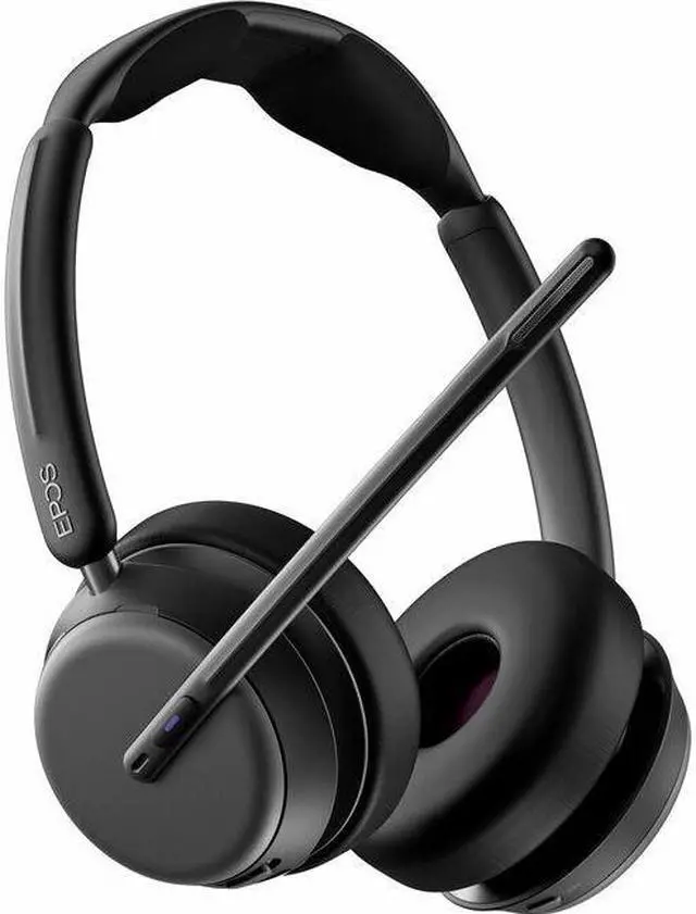 Alt view image 3 of 12 - Epos IMPACT 1061T Double Sided Over- head Bluetooth Headset (1001173)