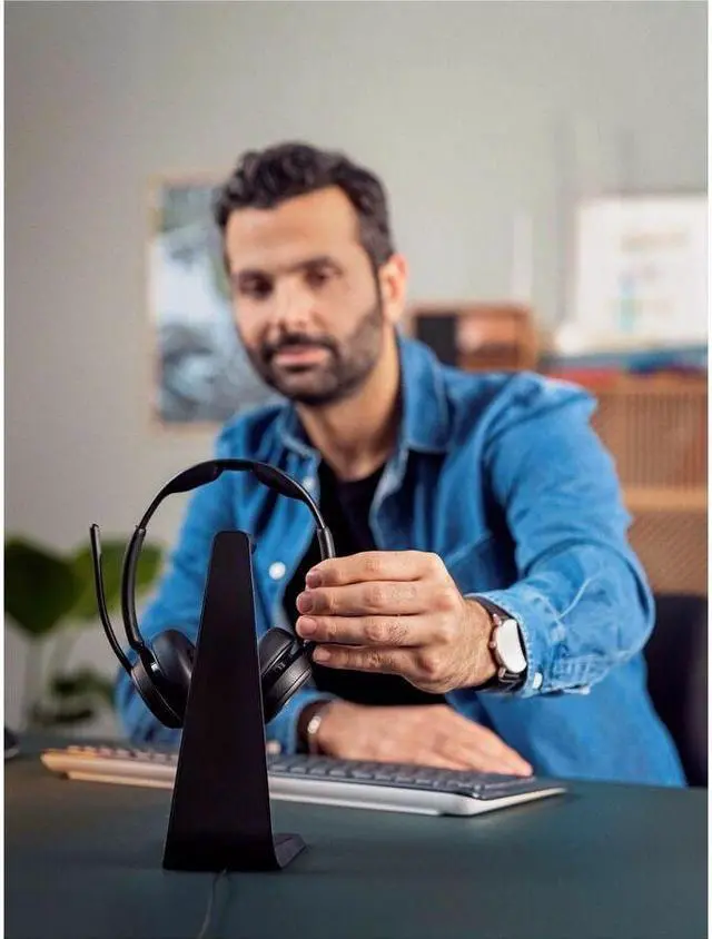 Alt view image 4 of 12 - Epos IMPACT 1061T Double Sided Over- head Bluetooth Headset (1001173)