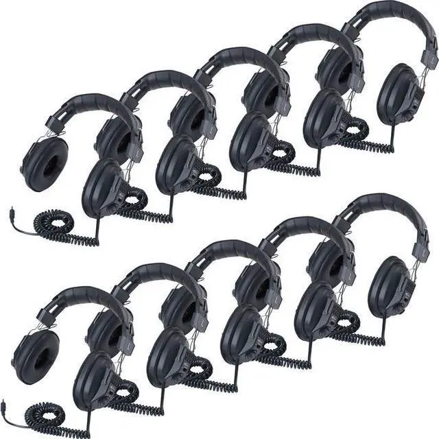 Alt view image 10 of 14 - Califone 3068Av-10L Switchable Headphones Classpack