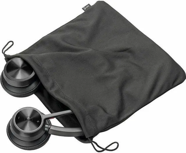 Alt view image 4 of 10 - Poly Voyager 4300 UC 4320-M Headset - Google Assistant, Siri - Stereo - Wired/Wireless - Bluetooth - 164 ft - 20 Hz - 20 kHz - On-ear, Over-the-head - Binaural - Ear-cup - 4.92 ft Cable - MEMS Technol