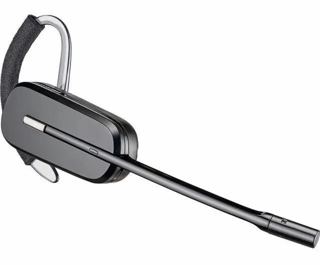Alt view image 7 of 16 - Poly CS540A DECT 1920-1930 MHz Headset TAA - Mono - Wireless - DECT 6.0 - 393.7 ft - Over-the-ear, Over-the-head - Monaural - In-ear - Noise Cancelling Microphone - Noise Canceling - Black - TAA Compl